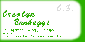 orsolya banhegyi business card